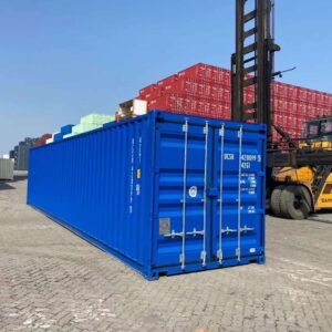 NOVO contêiner padrão 40 pés azul