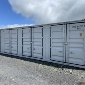 Contêiner marítimo com porta lateral 40 pés – Configuração de 2 ou 4 portas