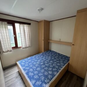 Bela e confortável casa móvel Chalet Wood Gray