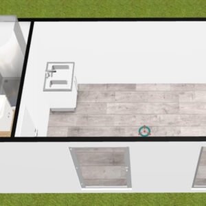 Módulo Contentor Habitável de 17 m²