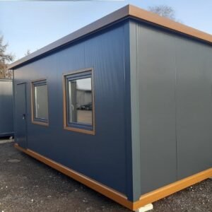 Contêiner escritório 17 m² – Pavilhão funcional e móvel